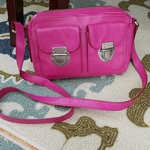 Fossil Fuschia Crossbody Bag NEW
